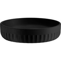 SEIFENSCHALE Schwarz  - Schwarz, Basics, Kunststoff (12/5,5/9,2cm)