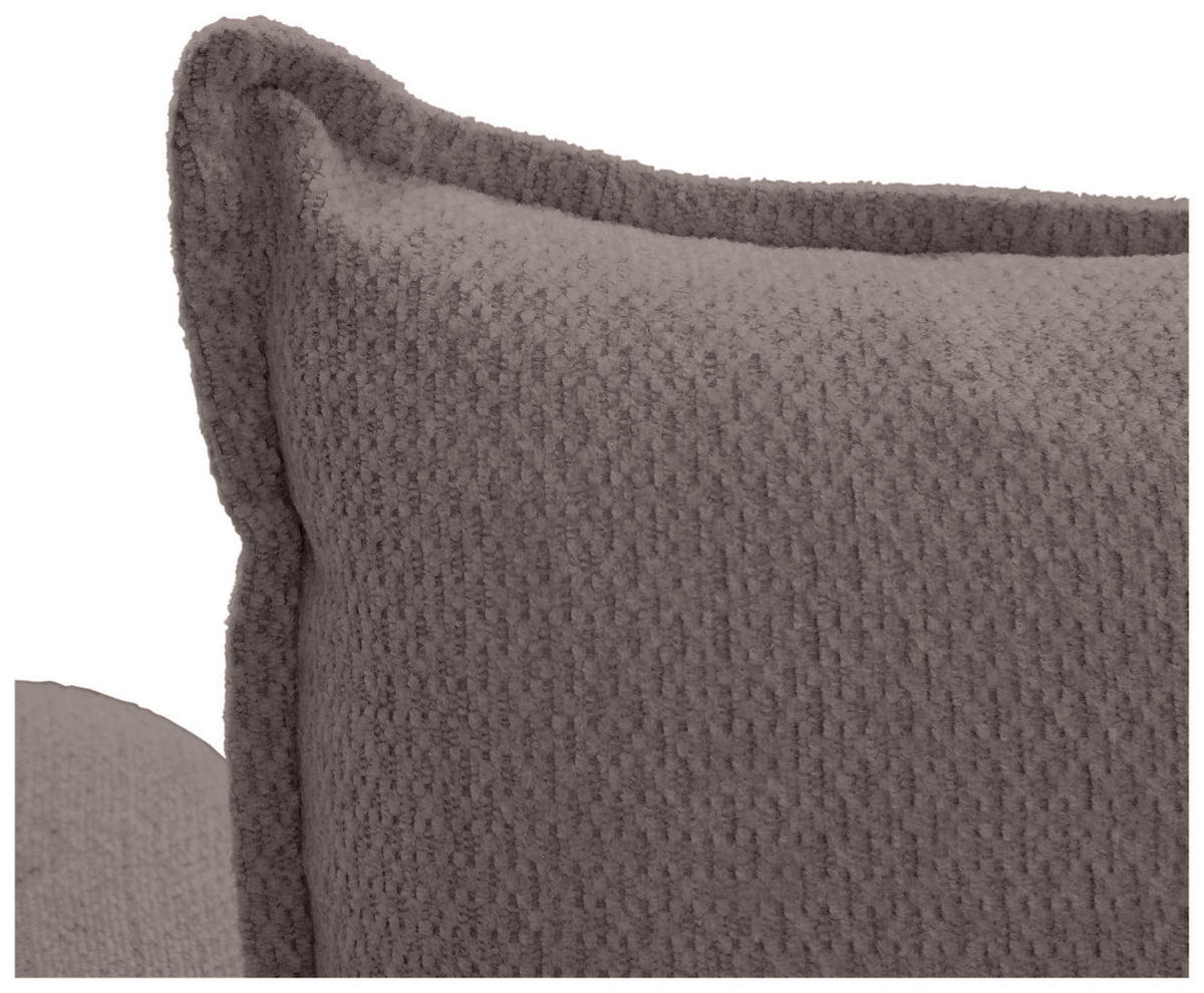 SCHLAFSOFA in Chenille Braun  - Schwarz/Braun, Konventionell, Holz/Textil (245/85/92cm) - Livetastic