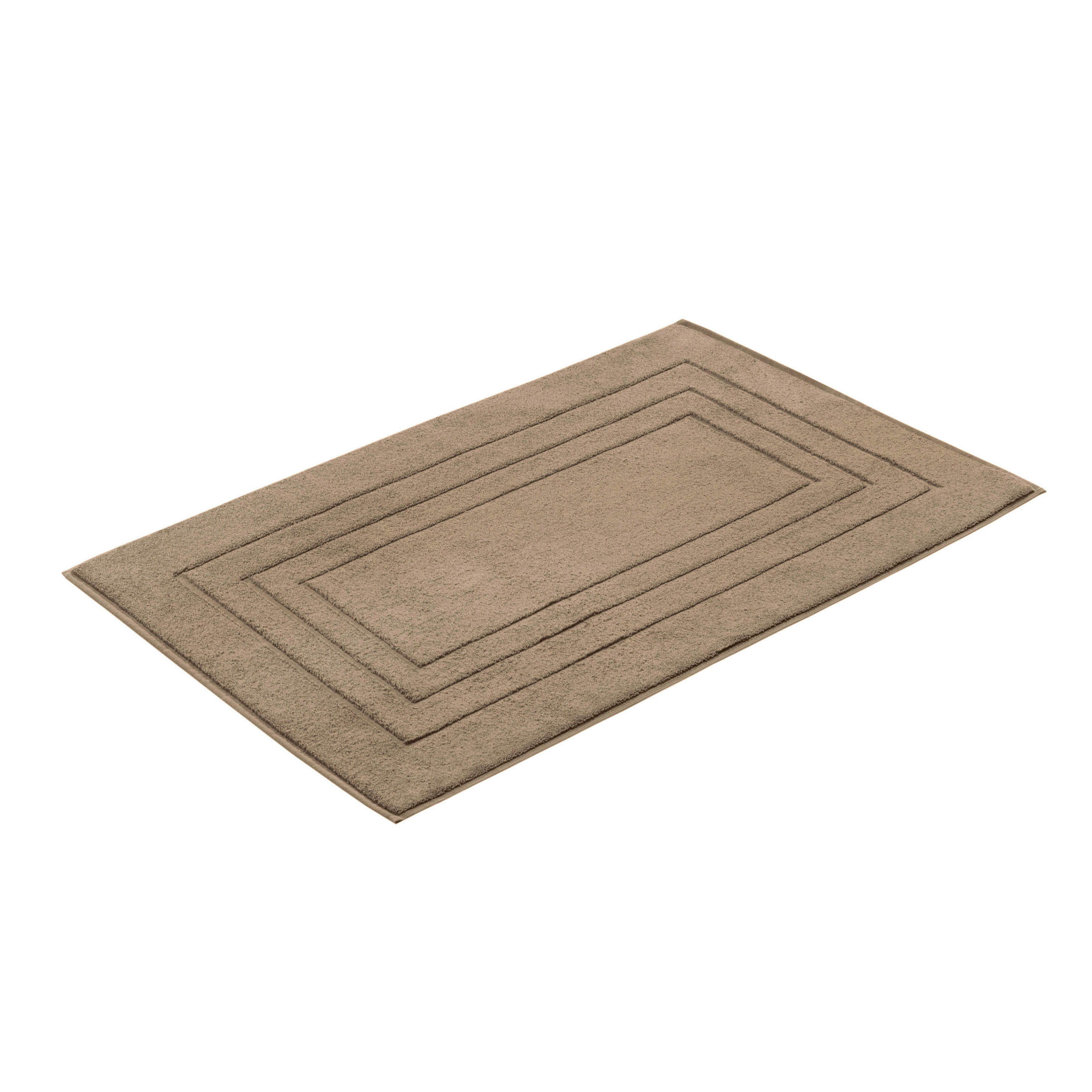 BADEMATTE Cappuccino 67/120 cm  - Cappuccino, Basics, Textil (67/120cm) - Vossen