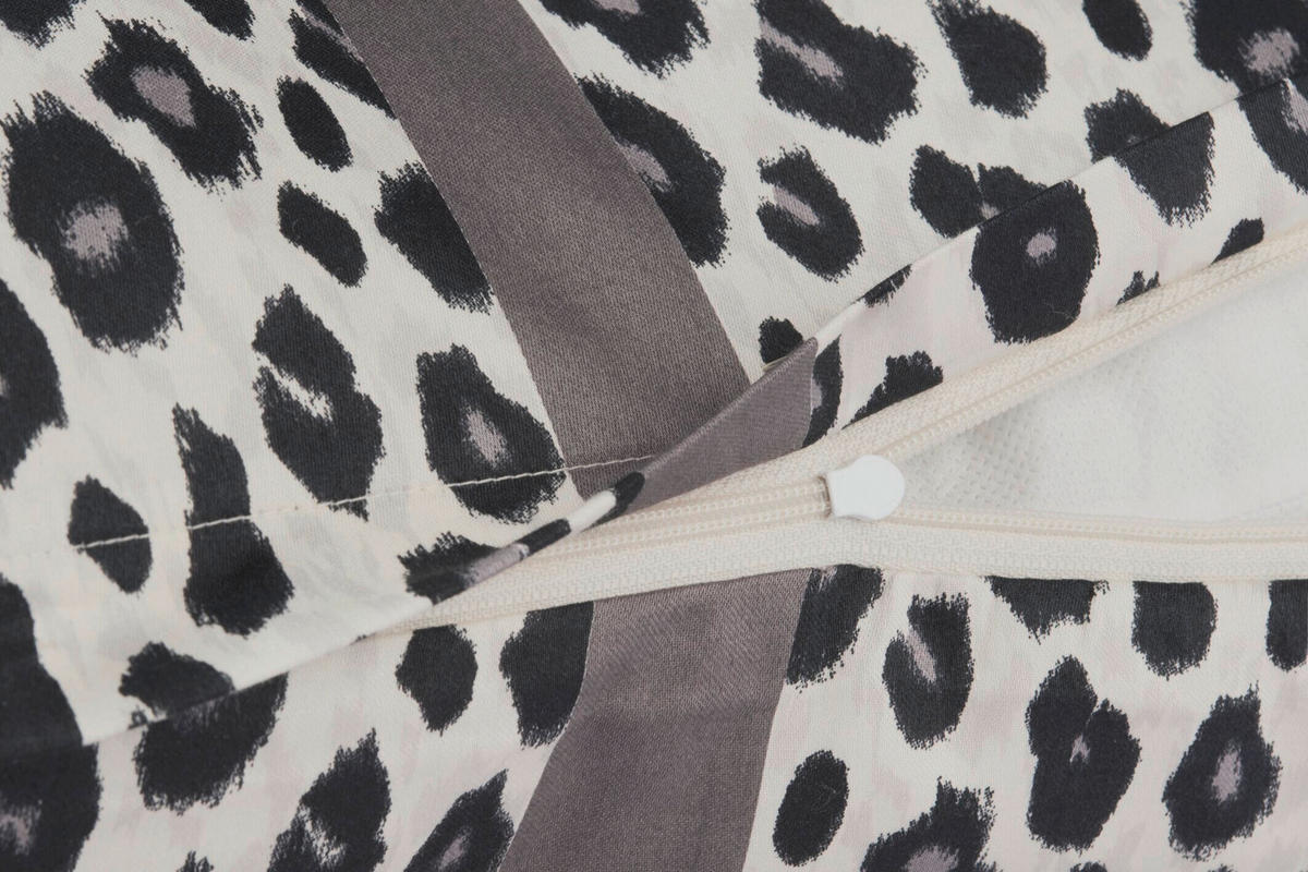 KOPFKISSENBEZUG Leo Stripe 80/40 cm  - Taupe, Design, Textil (80/40cm) - Joop!
