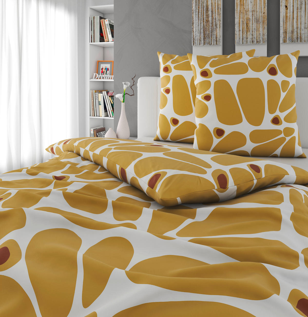 BETTWÄSCHE Renforcé 200/200 cm  - Gelb, Textil (200/200cm) - Esposa
