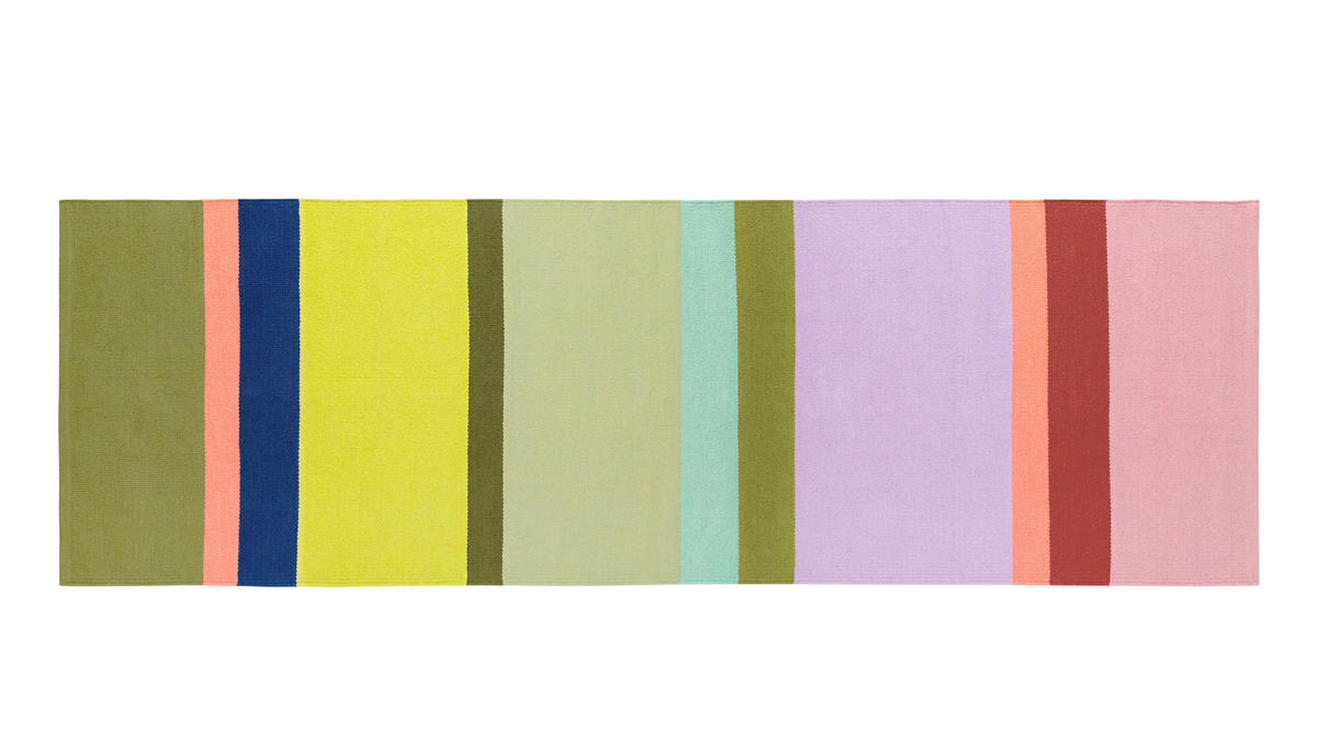 LÄUFER 80/250 cm REMEMBER  - Gelb/Lila, MODERN, Textil (80/250cm)