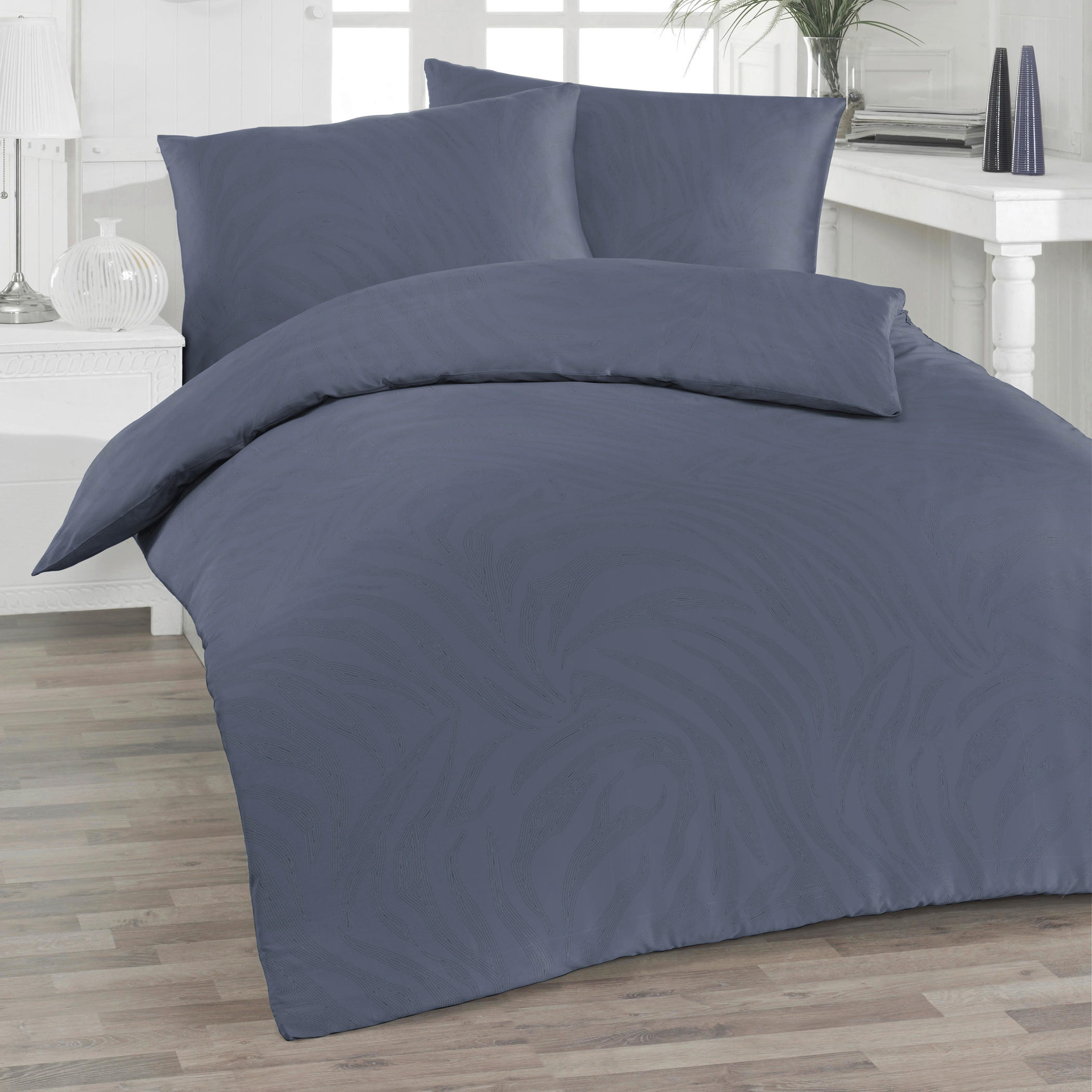 BETTWÄSCHE Flanell 140/200 cm  - Dunkelblau, Design, Textil (140/200cm) - Florella