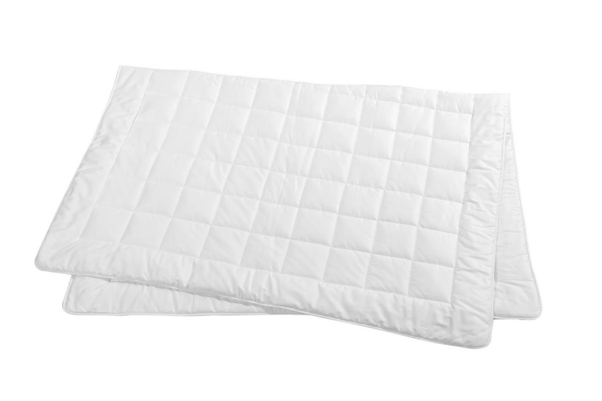 SOMMERDUVET 160/210 cm VERANO SILK  - Weiss, Basics, Textil (160/210cm) - Billerbeck