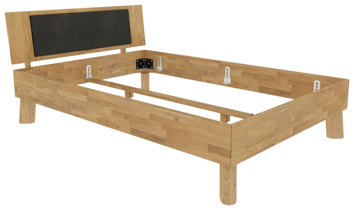 BETT - Wildeiche/Naturfarben, MODERN, Holz (140/200cm) - MID.YOU