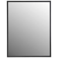 OGLINDĂ DE PERETE 70/90/2,5 cm    - negru, Design, sticlă/metal (70/90/2,5cm) - MID.YOU