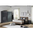 BOXSPRINGBETT 160/200 cm  in Taupe  - Taupe/Schwarz, Design, Kunststoff/Textil (160/200cm) - Hom`in