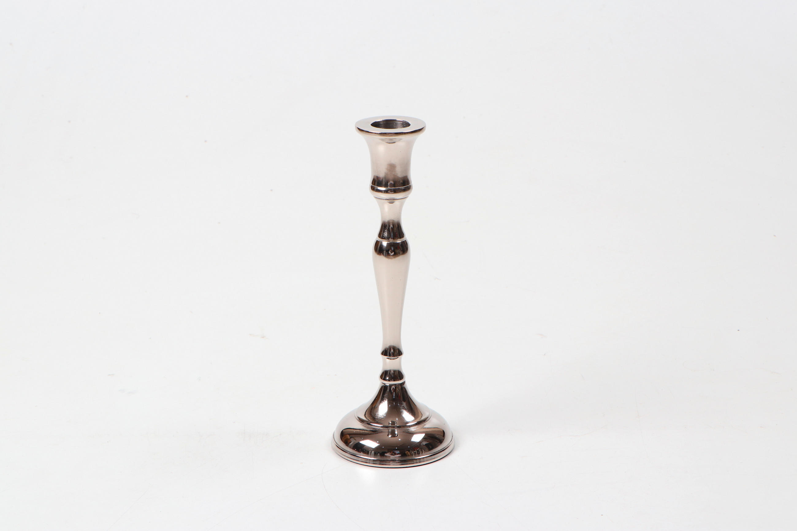GYERTYATARTÓ - nikkel, Design, fém (7,5/20/4cm) - Ambia Home