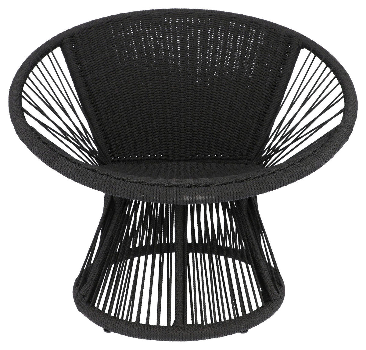 LOUNGESESSEL Schwarz  - Schwarz, MODERN, Textil/Metall (82/75/72cm) - Jan Kurtz