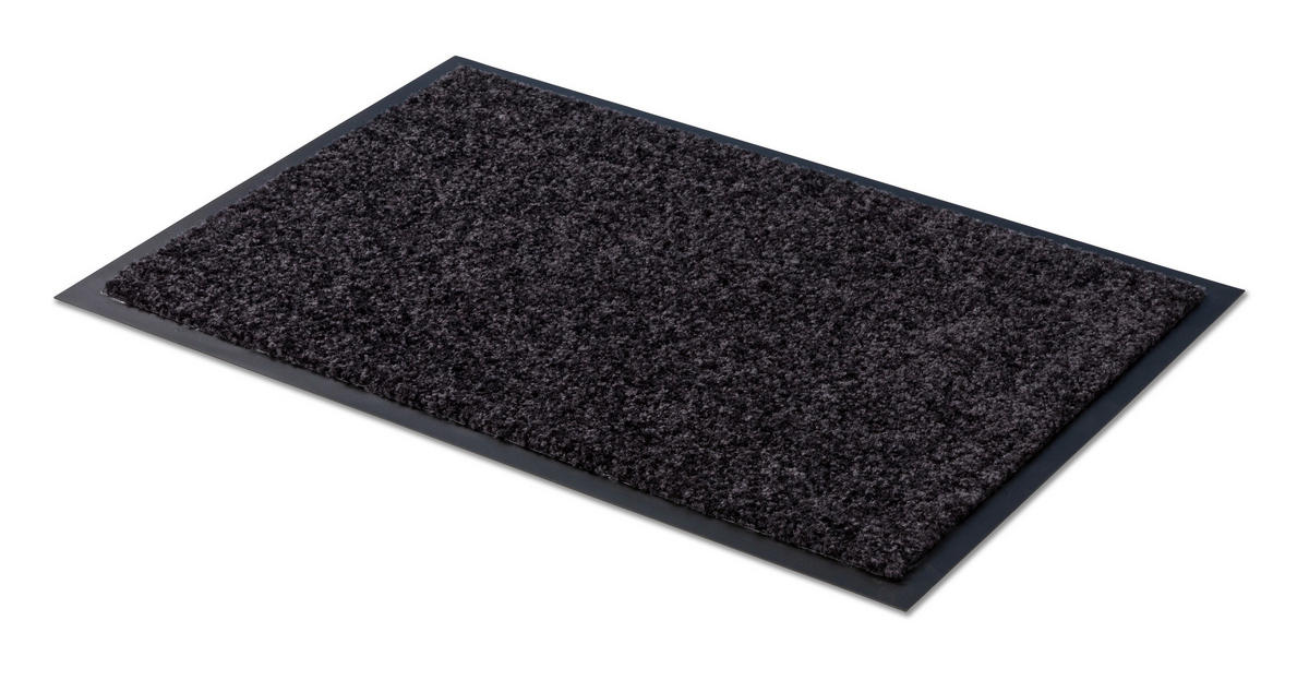 FUßMATTE  60/90 cm  Schwarz  - Schwarz, Basics (60/90cm) - Esposa