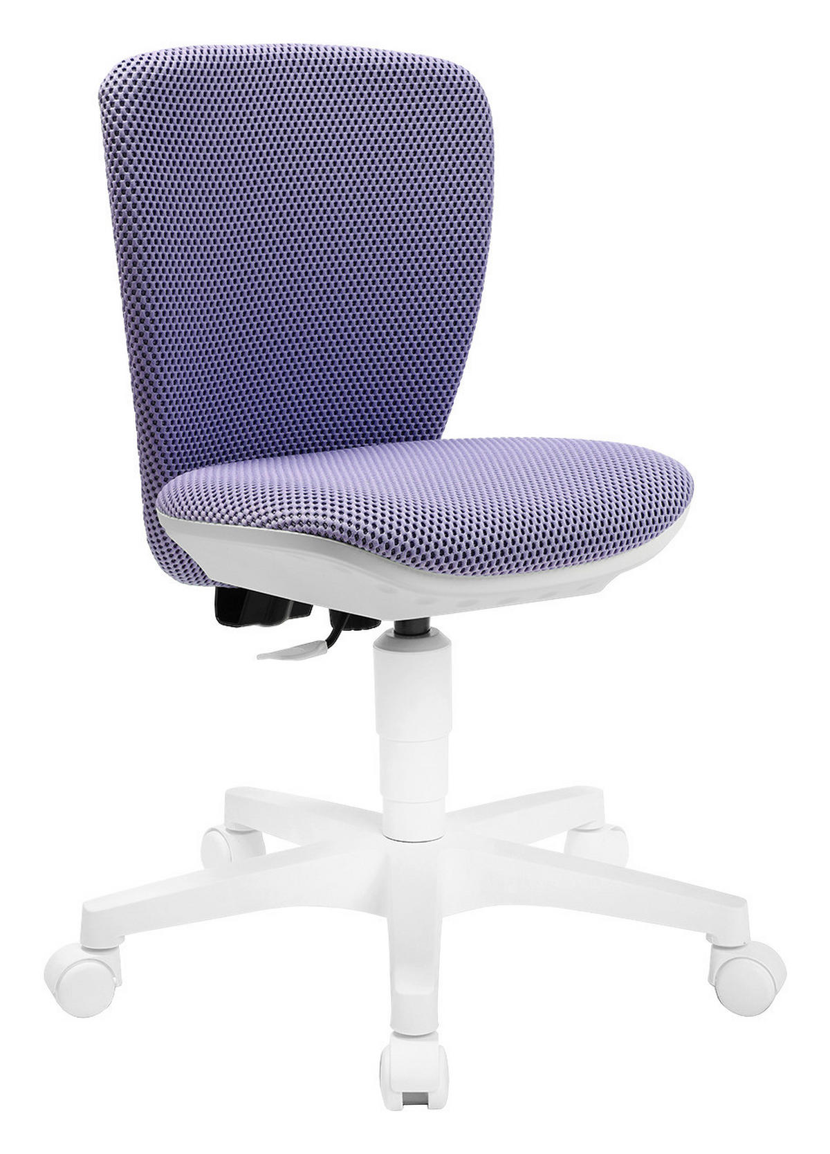 JUGENDDREHSTUHL  in Flachgewebe Weiß, Flieder  - Flieder/Weiß, MODERN, Kunststoff/Textil (44/68-90/39cm)