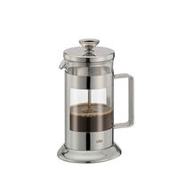 KAFFEEBEREITER 0,35 L  - Silberfarben, Basics, Glas/Metall (7/16cm) - Cilio