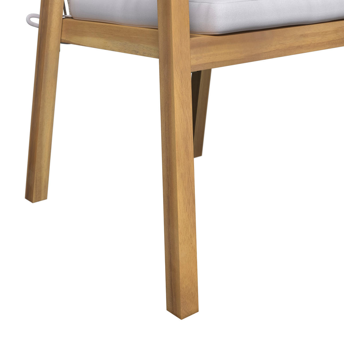 GARTENSTUHL in Holz, Kunststoff, Textil Akaziefarben, Beige  - Beige/Akaziefarben, Design, Holz/Kunststoff (59/74/61cm) - Ambia Garden