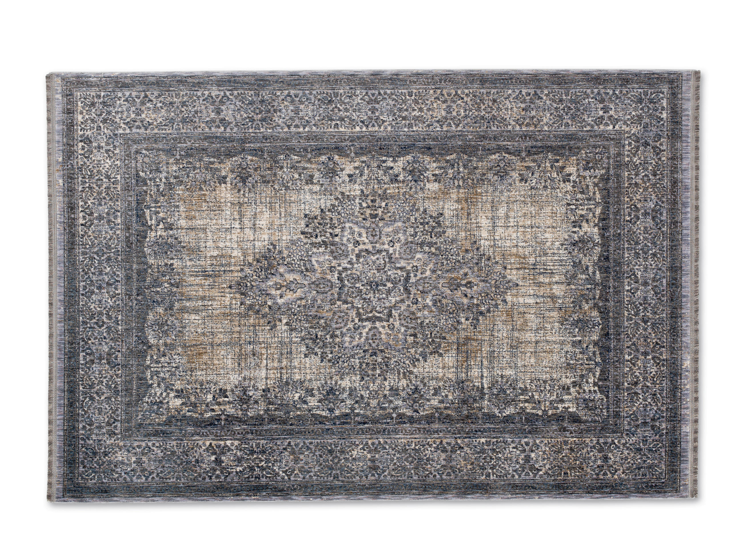 WEBTEPPICH 80/150 cm Blau  - Blau, Design, Textil (80/150cm) - Novel