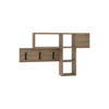 WANDGARDEROBE - Eiche dunkel, Design, Holzwerkstoff (99.5/61/15cm) - Livetastic