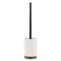 WC GARNITURA SA ČETKOM    - bela, Osnovno, plastika (9.1/38.5cm) - Homeware