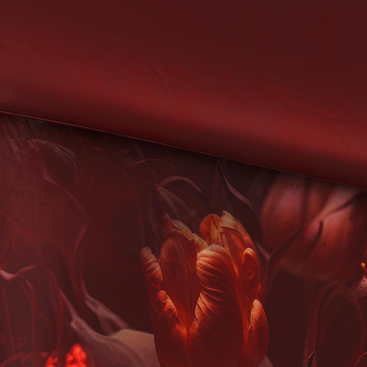 BETTWÄSCHE Burgonjo Satin 135/200 cm  - Dunkelrot, Textil (135/200cm) - Novel