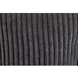 BARHOCKER Cord Dunkelgrau Eisen Stoffauswahl, Sitzfläche 360° drehbar, inklusive Armlehnen  - Dunkelgrau/Schwarz, Design, Textil/Metall (54/101-122/58cm) - Novel