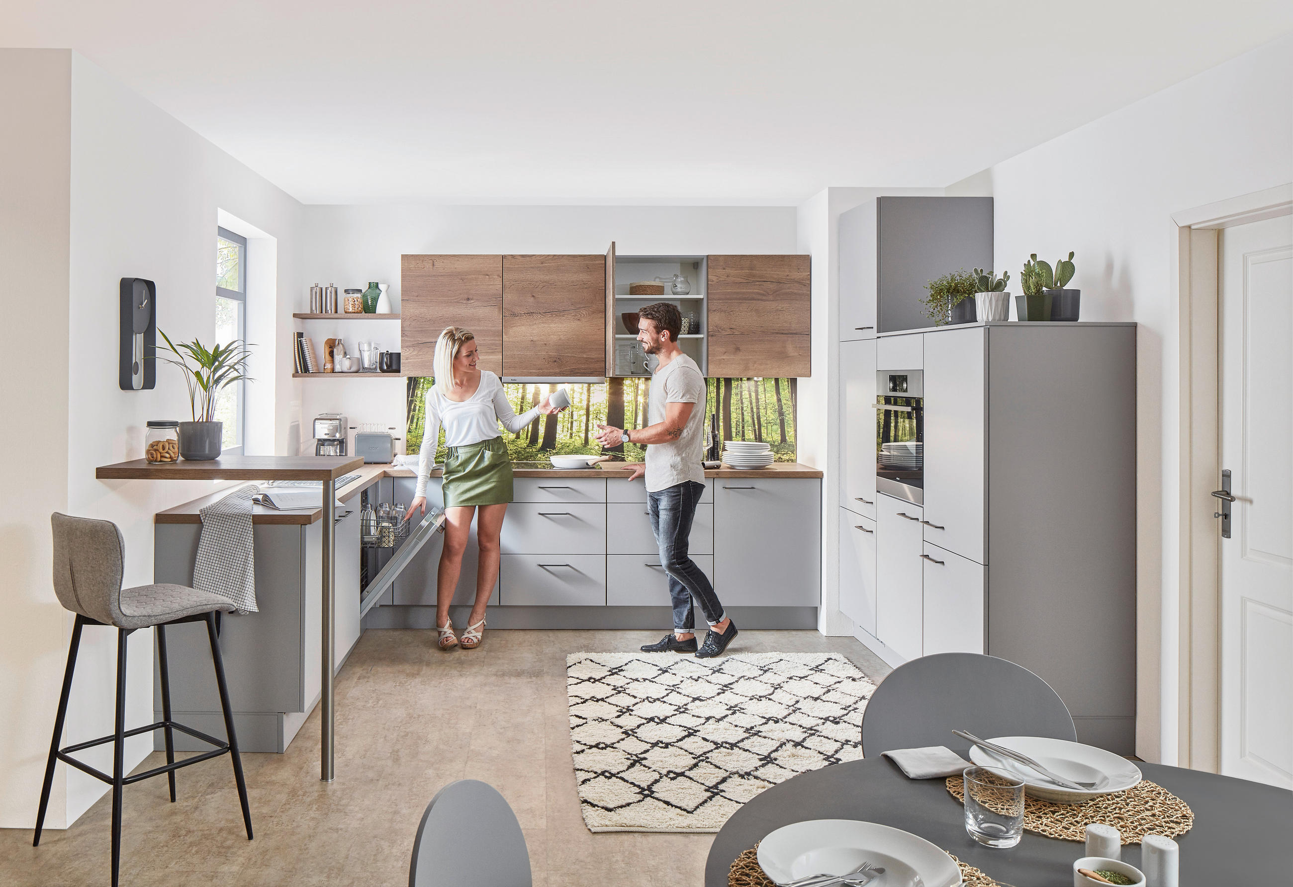 EINBAUKÜCHE   - Design, Holzwerkstoff - Celina