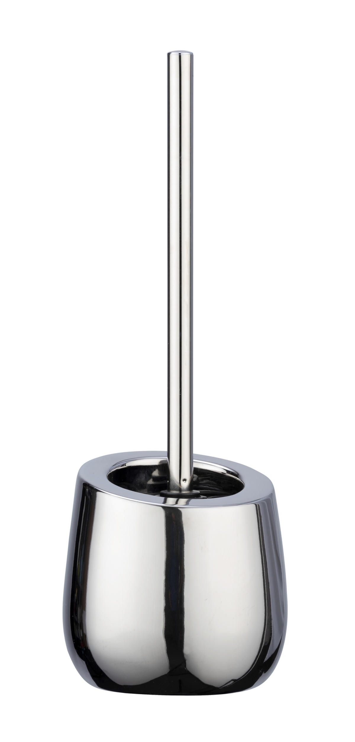 TOALETTBORSTSET i keramik  plast   - kromfärg, Basics, plast/keramik (13,5/38cm)