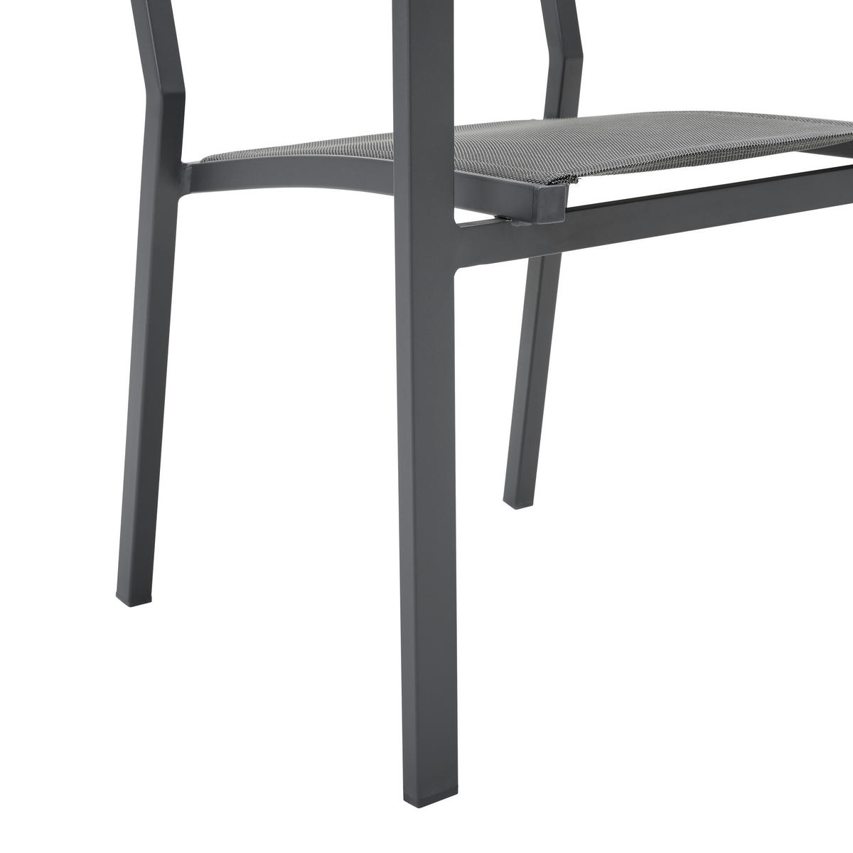ZÁHRADNÁ STOLIČKA, drevo, kov, textil - prírodná farba/antracitová, Modern, kov/drevo (59/89,5/58cm) - Ambia Garden