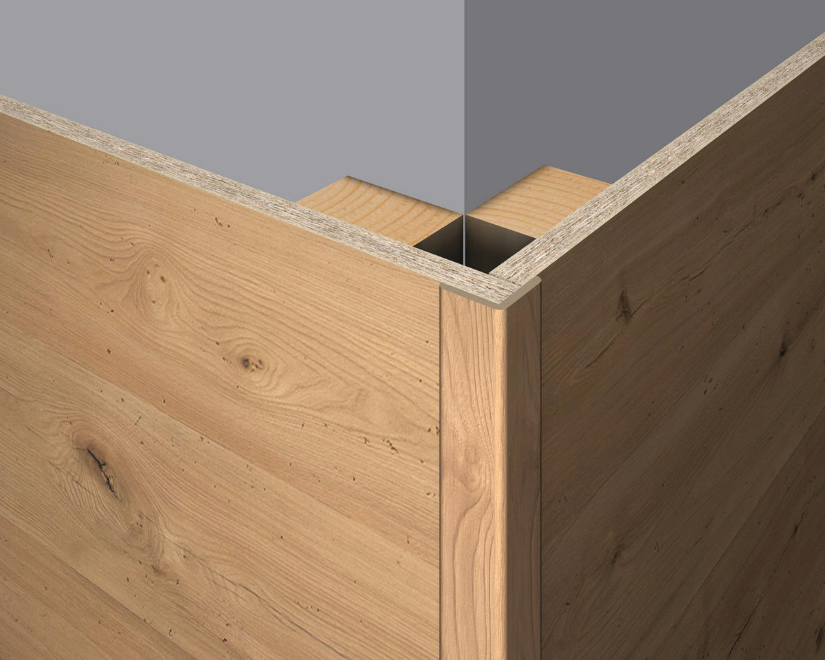Faltleiste Ulme  - Ulmefarben, Basics, Naturmaterialien (240/2.2/2.2cm) - Egger Holzwerkstoffe