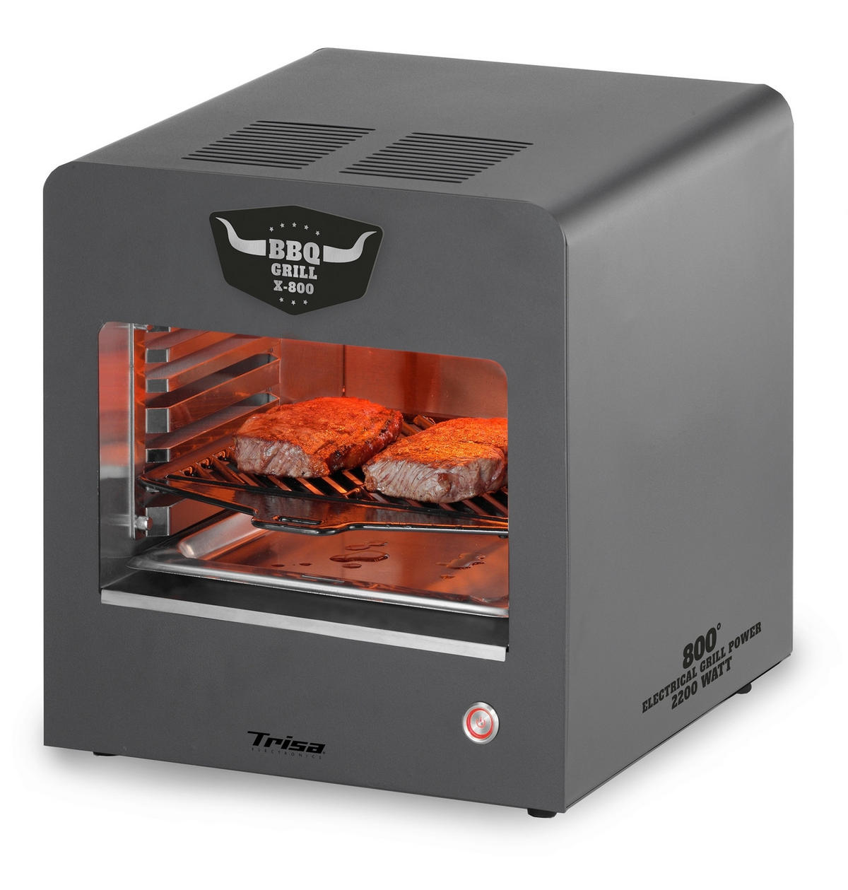 ELEKTROGRILL - Schwarz, Basics, Kunststoff (36/39,5/39cm) - Trisa Electronics