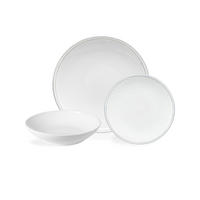 KOMBISERVICE Weiß Hochglanz FRISO 12-teilig 4 Personen  - Weiß Hochglanz, Basics, Keramik - Costa Nova