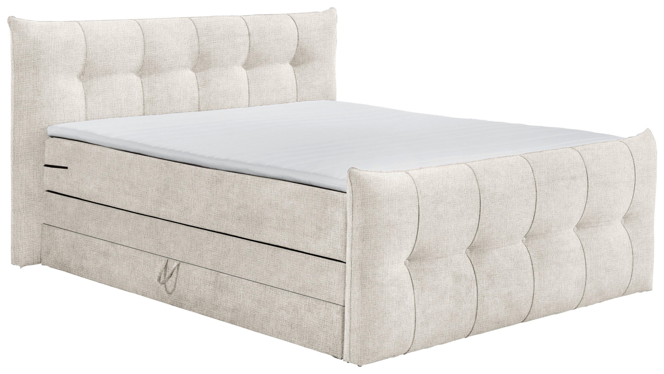 Esposa Boxspringbett Creme 180x200 cm