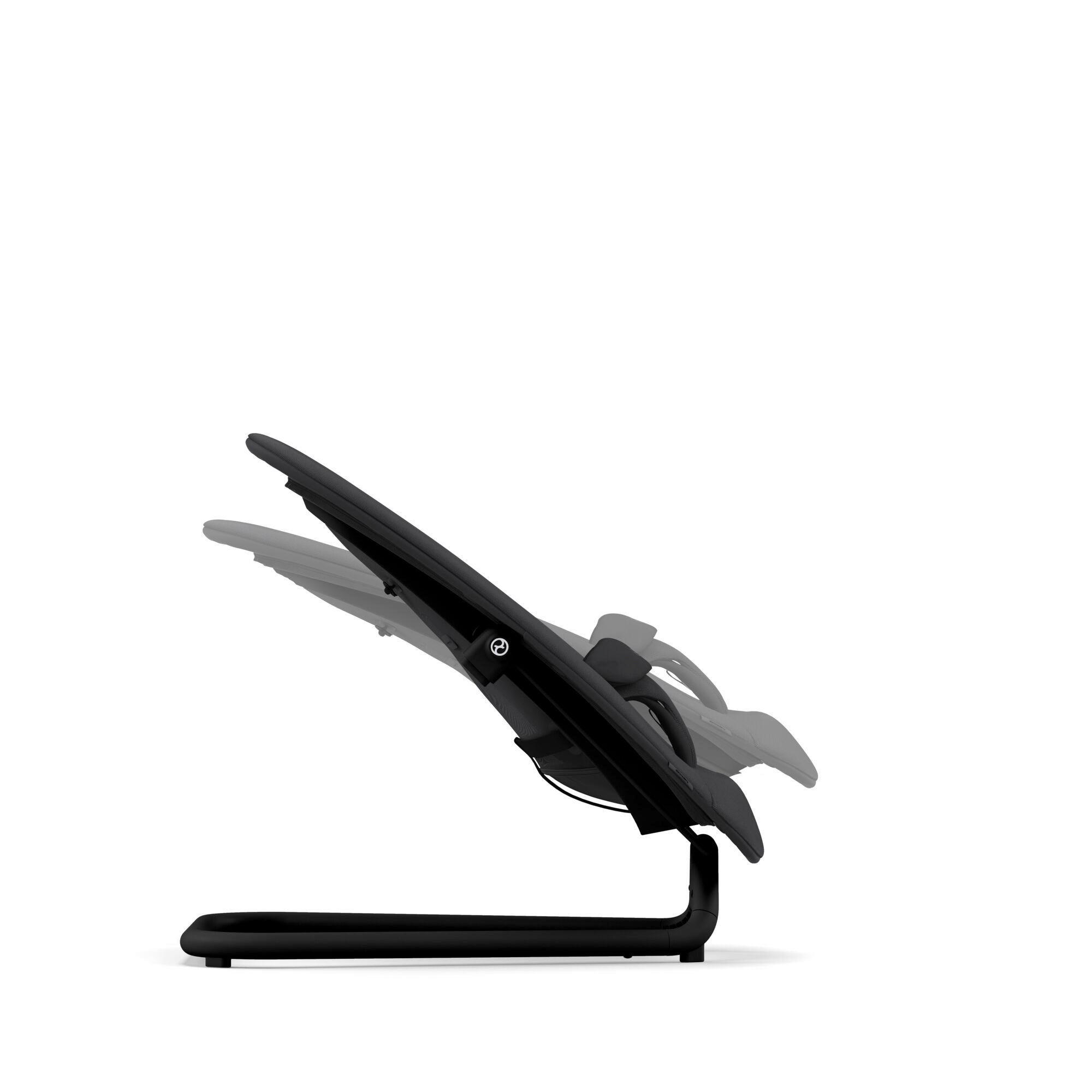 HOCHSTUHLLIEGE Lemo Bouncer  - Schwarz, Basics, Kunststoff/Textil (61/44/46-55cm) - cybex GOLD