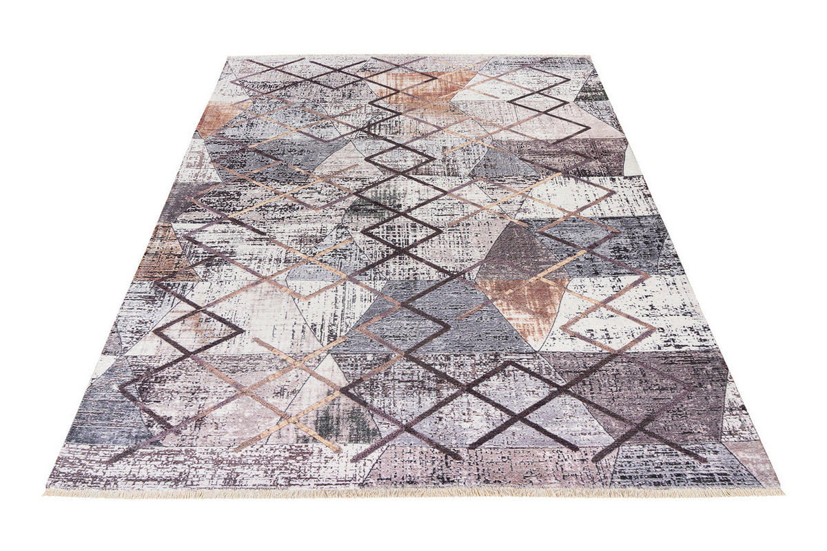 COVOR CU ȚESĂTURĂ PLATĂ My Valencia  - multicolor, Design, textil (200/290cm) - Novel