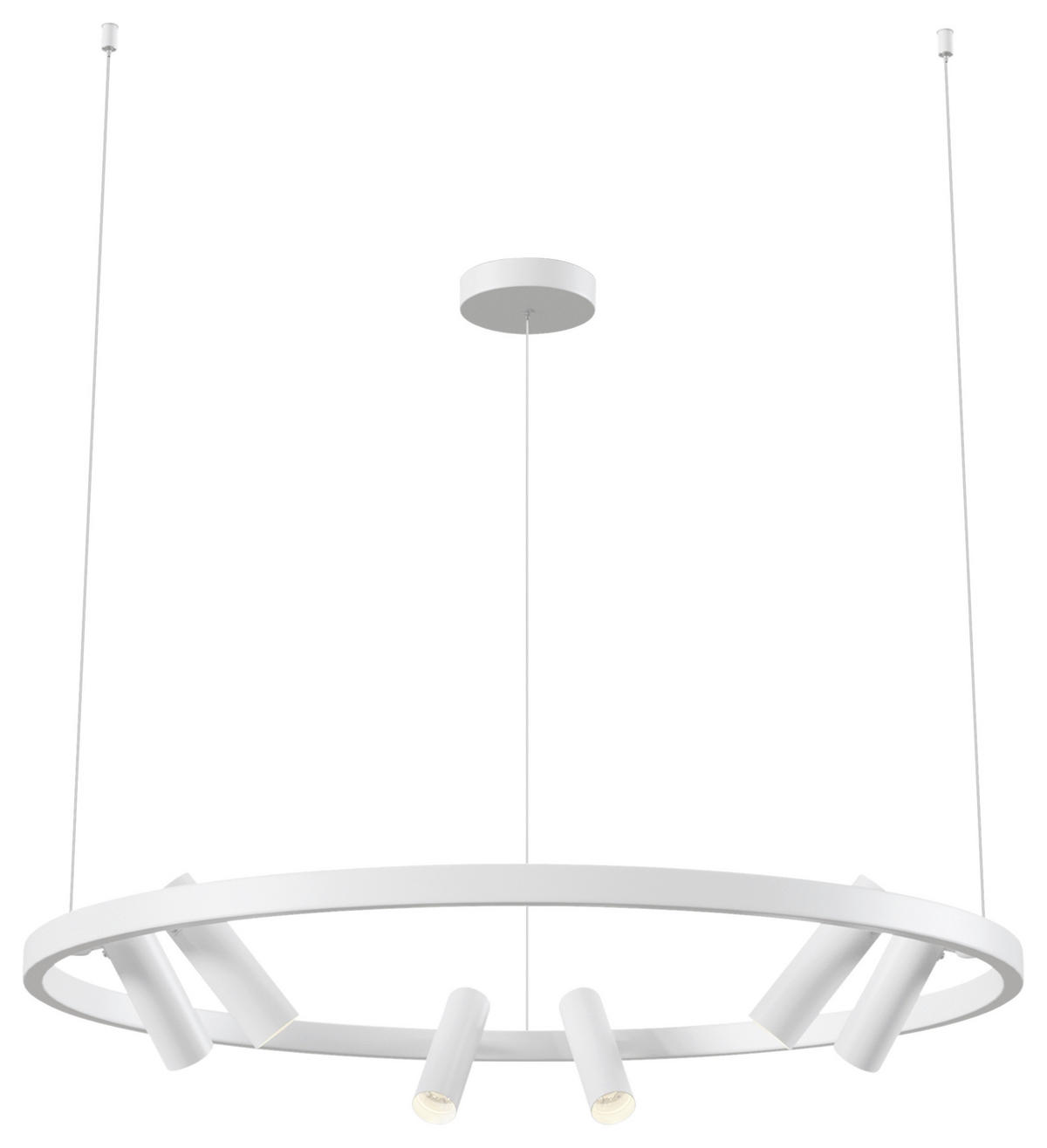 PENDELLEUCHTE 90/90/120 cm   - Weiß, Basics, Metall (90/90/120cm) - MAYTONI