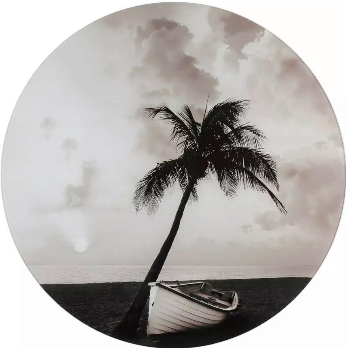 STEKLENA SLIKA   50 cm  - črna/bela, Design, steklo (50cm)