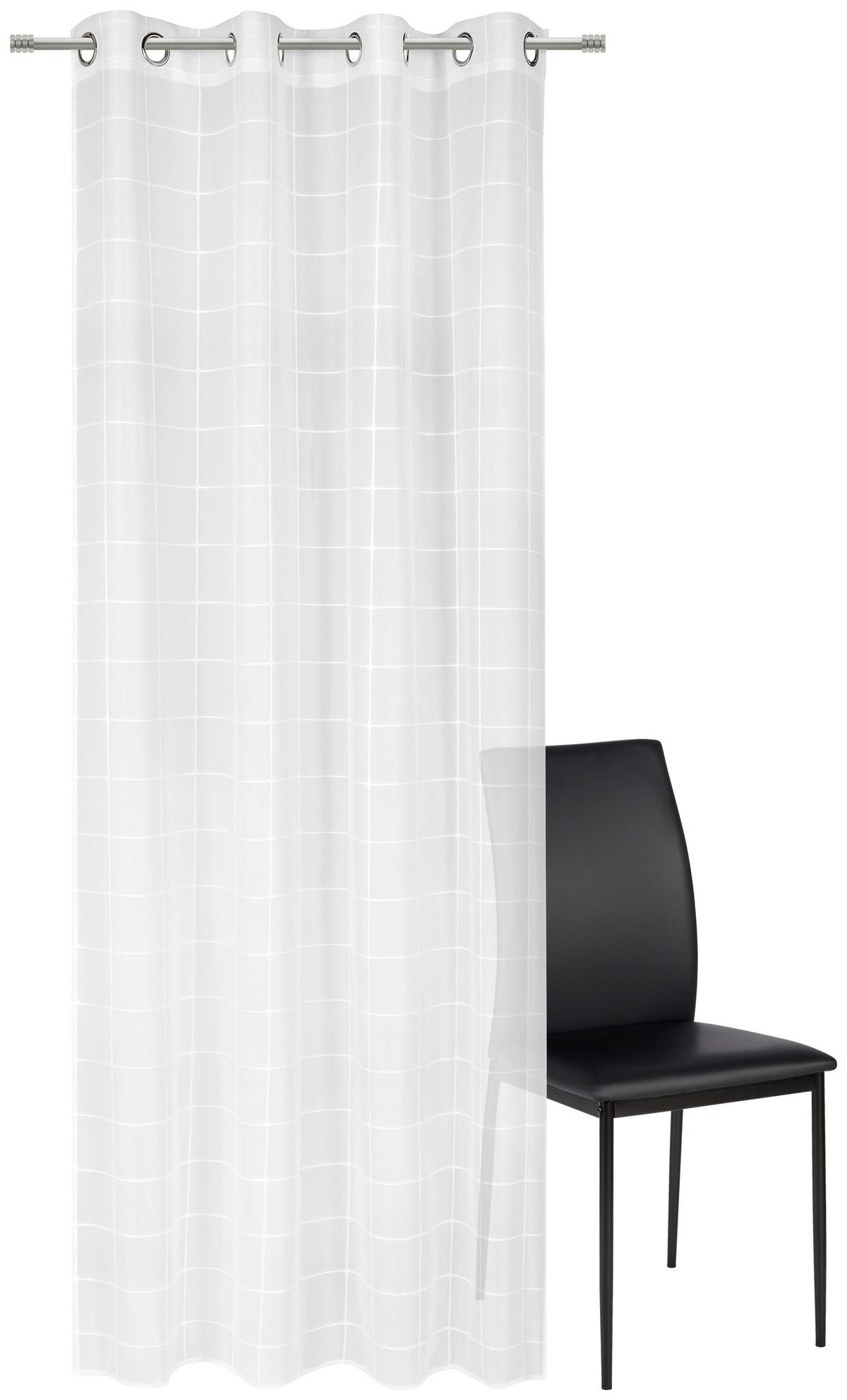 ÖSENVORHANG  - Weiß, Basics, Textil (140/245cm) - Esposa