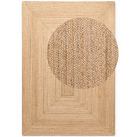 JUTETEPPICH Wohnzimmer 80/150 cm Juno Goldfarben rechteckig  - Goldfarben, Basics, Textil (80/150cm) - Hanse Home