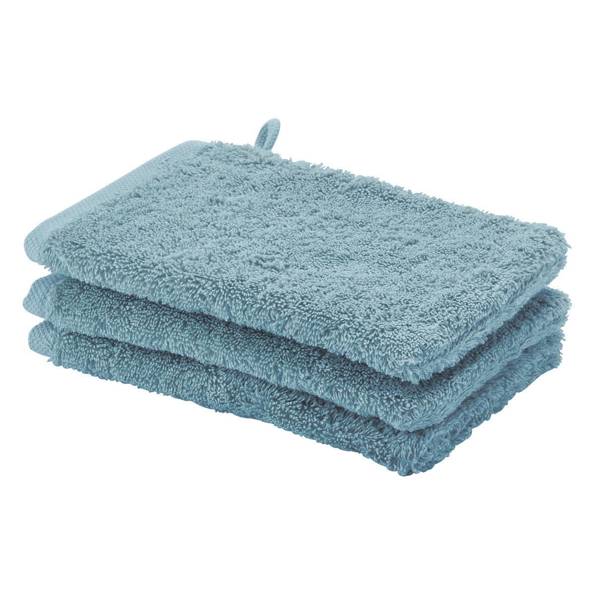 WASCHLAPPEN London Petrol  - Petrol, Basics, Textil (16/22cm) - Aquanova