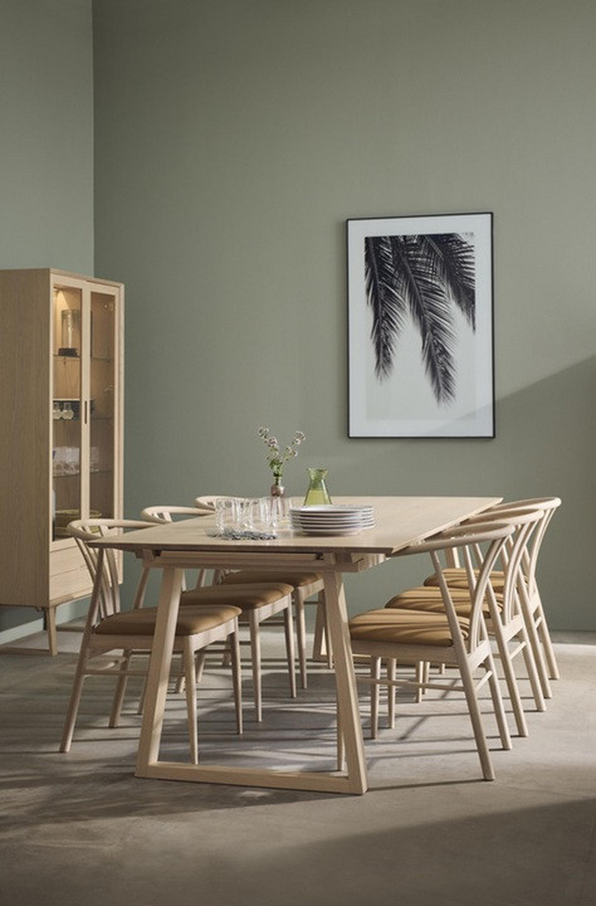 MATBORD 220-320/100/75 cm delar i massivt trä  trä utdragbar, finns i olika trädekorer rektangulär ek Bianco  - ek Bianco, Design, trä (220-320/100/75cm) - Best Price