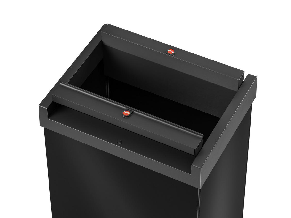 ABFALLSAMMLER BIG-BOX SWING XL 52 L  - Schwarz, Basics, Kunststoff/Metall (33,9/76,3/26cm) - Hailo
