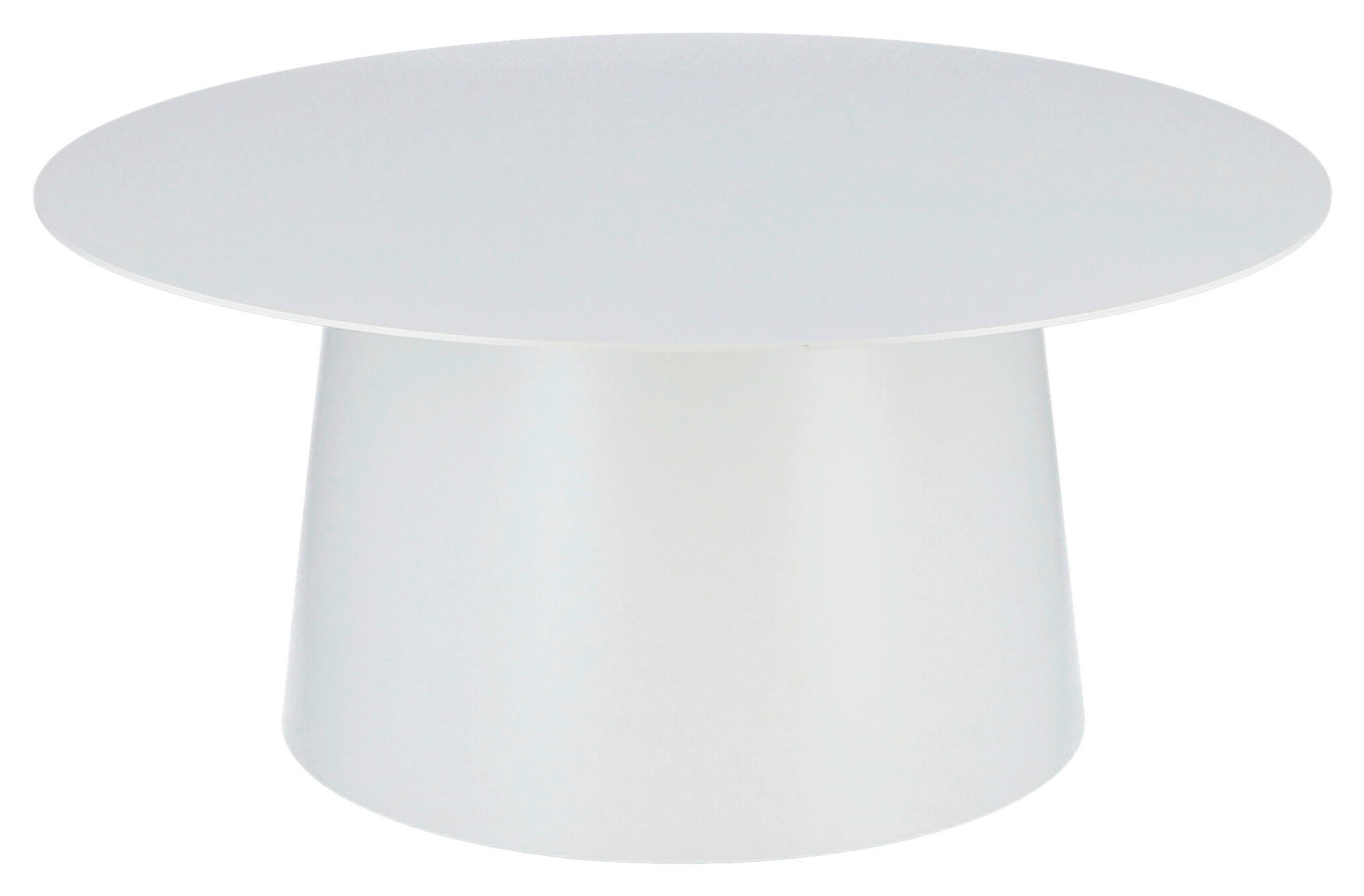 GARTENBEISTELLTISCH 80/80/36 cm Metall  - Weiß, Basics, Metall (80/80/36cm) - Jan Kurtz