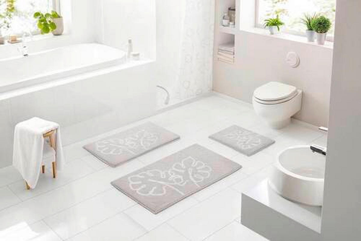 BIDET-VORLEGER Beige 50/60 cm  - Beige, Design, Kunststoff/Textil (50/60cm) - Grund