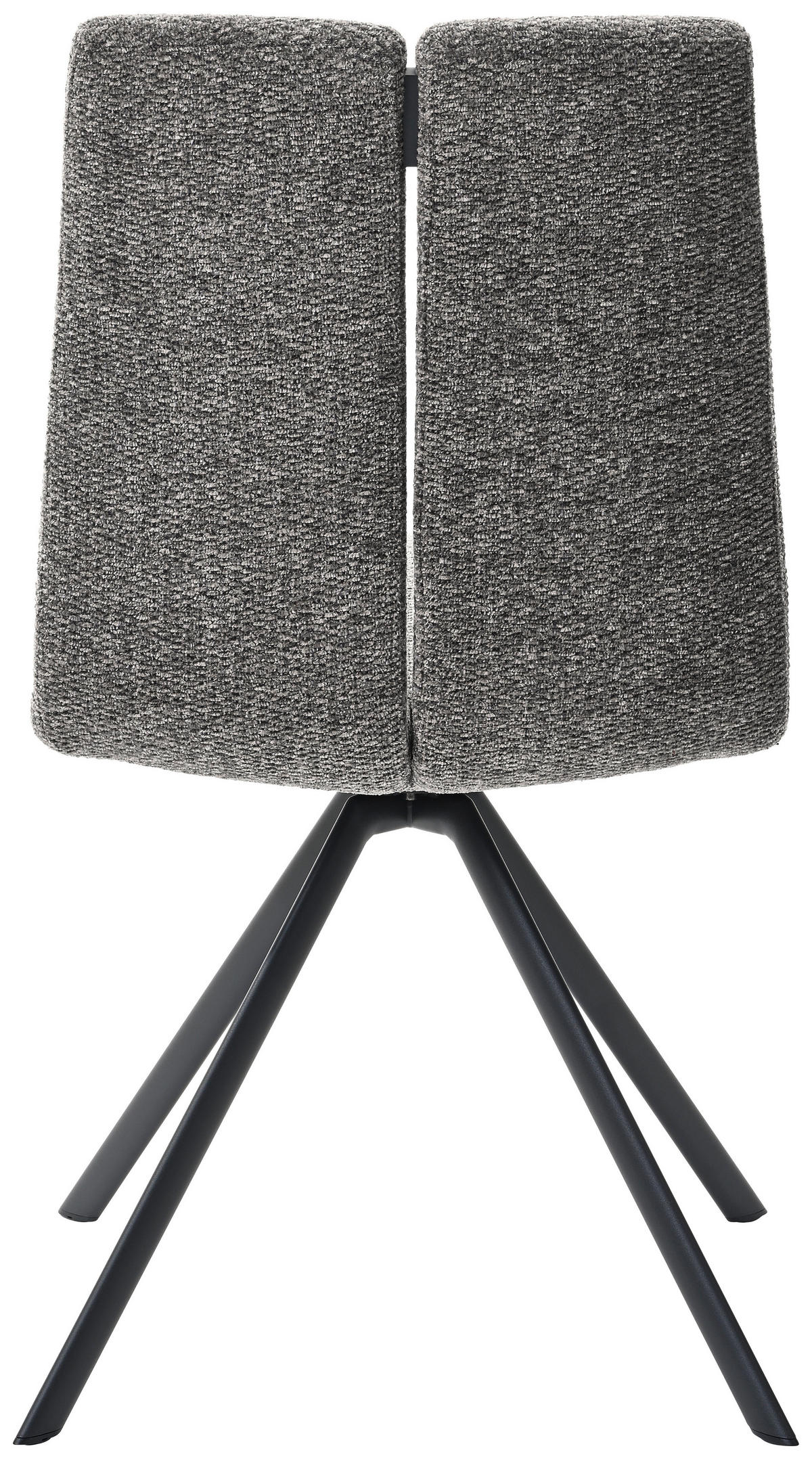 STUHL Stahl Webstoff  - Fango/Anthrazit, Design, Textil/Metall (50/92/64cm) - Venjakob