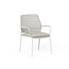 GARTENSTUHL Metall, Kunststoff, Textil Creme  - Creme, Basics, Kunststoff/Textil (59/87/67cm) - Tierra Outdoor