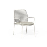 GARTENSTUHL Metall, Kunststoff, Textil Creme  - Creme, Basics, Kunststoff/Textil (59/87/67cm) - Tierra Outdoor