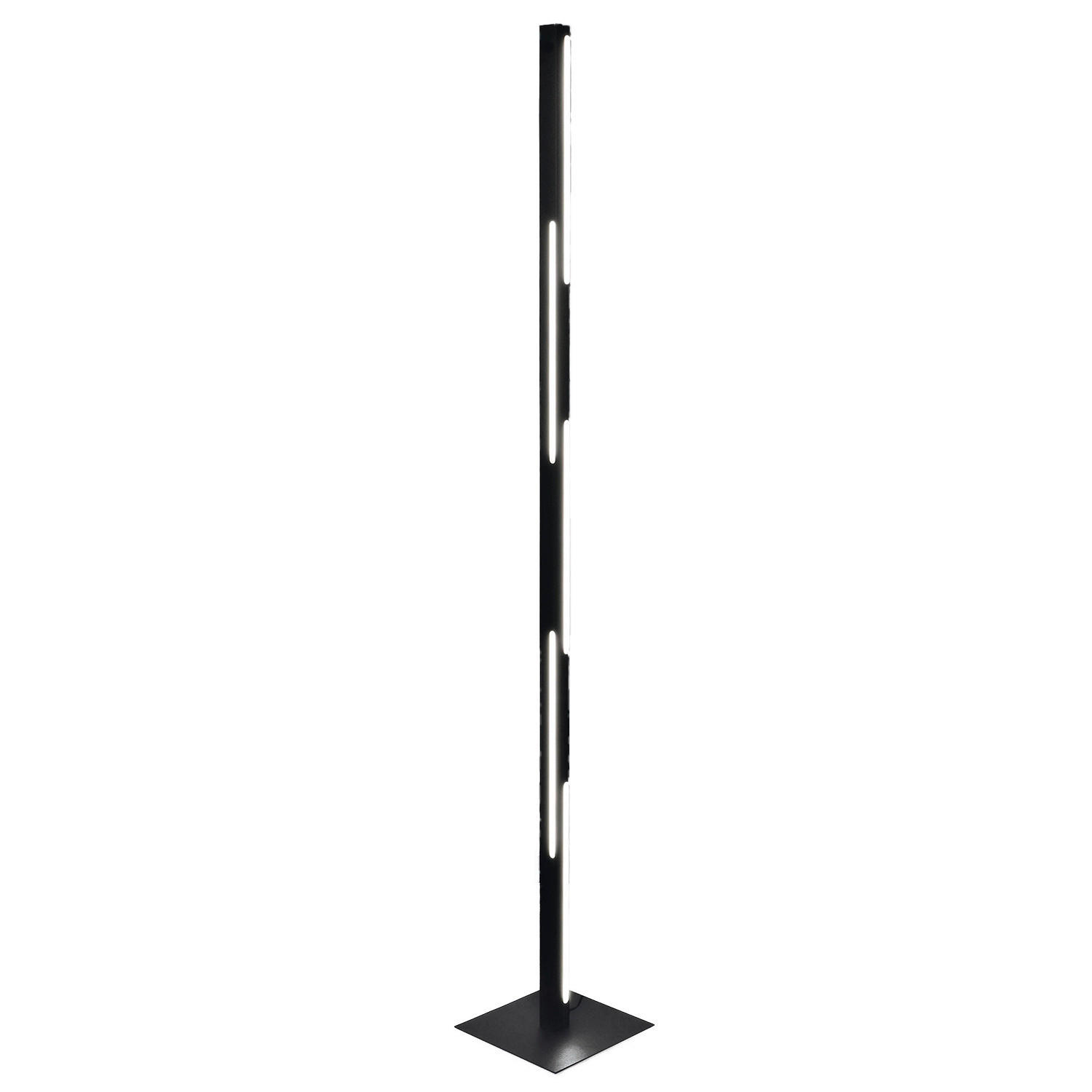 STOJEČA LED-SVETILKA   //3000 K// - črna, Design, kovina (26/24/165cm)