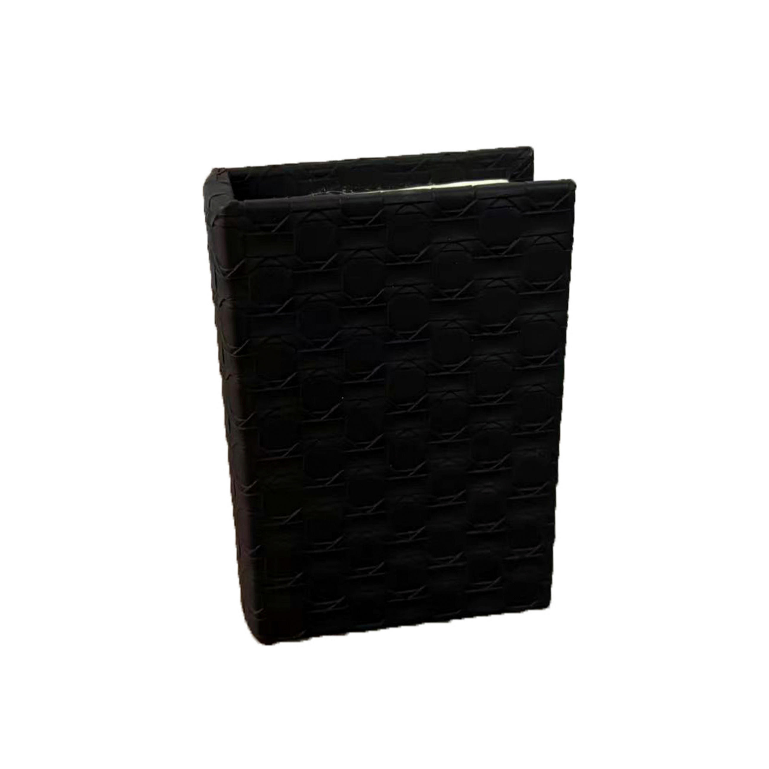 Ambia Home BOX VE TVARU KNIHY kůže, kompozitní dřevo