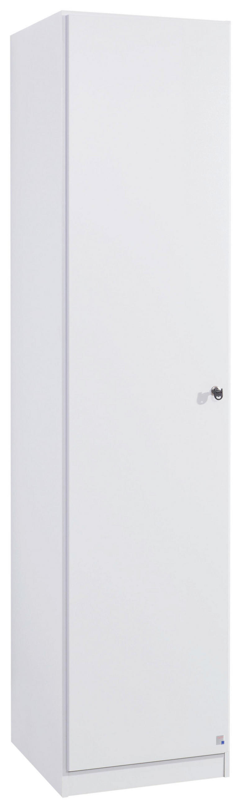 DREHTÜRENSCHRANK 1-türig Weiß  - Weiß, Basics, Holzwerkstoff (47/197/54cm) - Xora