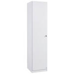 DREHTÜRENSCHRANK  in Weiß  - Weiß, Basics, Holzwerkstoff (47/197/54cm) - Xora