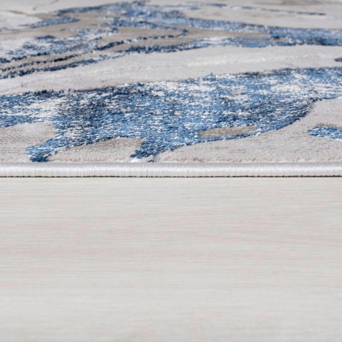 COVOR ȚESUT  - albastru/bej, Basics, textil (80/150cm)