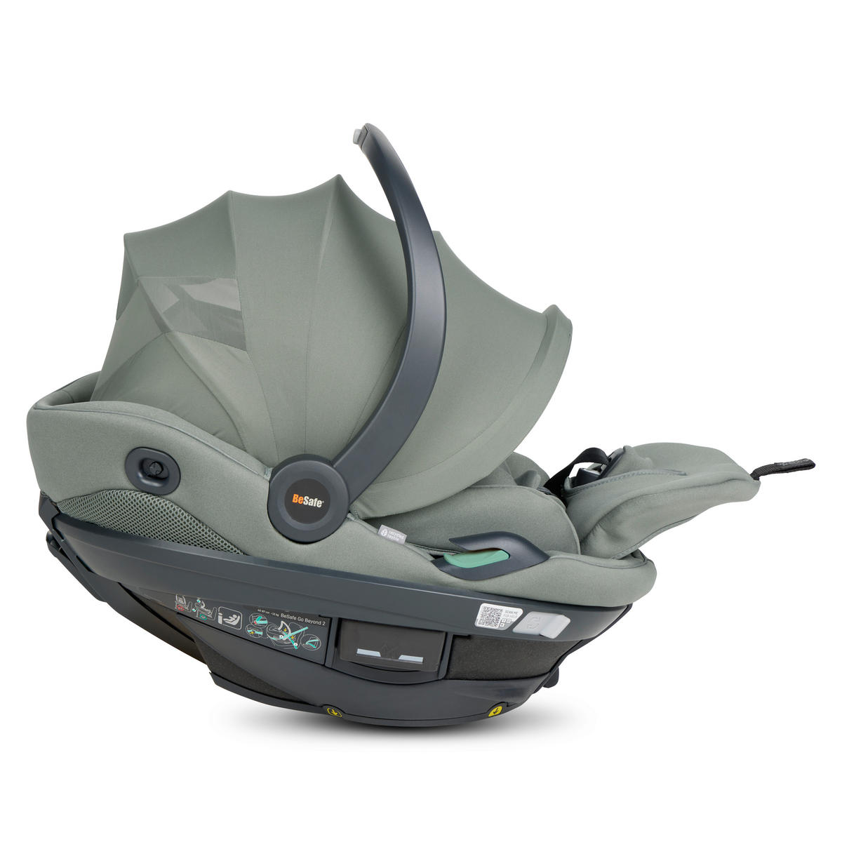 AUTO-SEDIŠTE ZA BEBE  Go Beyond²  - crna/travazelena, Osnovno, tekstil/plastika (64/44/59cm) - Besafe