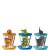 KINDER-GLÄSERSET Bambini  9-teilig  - Türkis/Blau, KONVENTIONELL, Glas/Kunststoff (32/10/11cm) - Leonardo